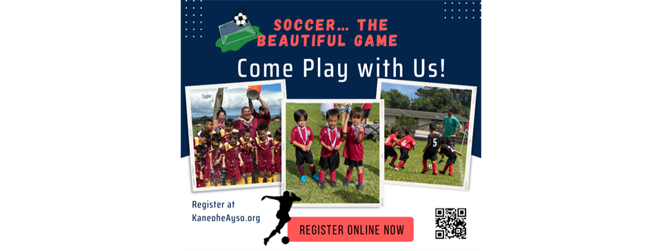 Fall 2023 Soccer Registration is now OPEN Online!