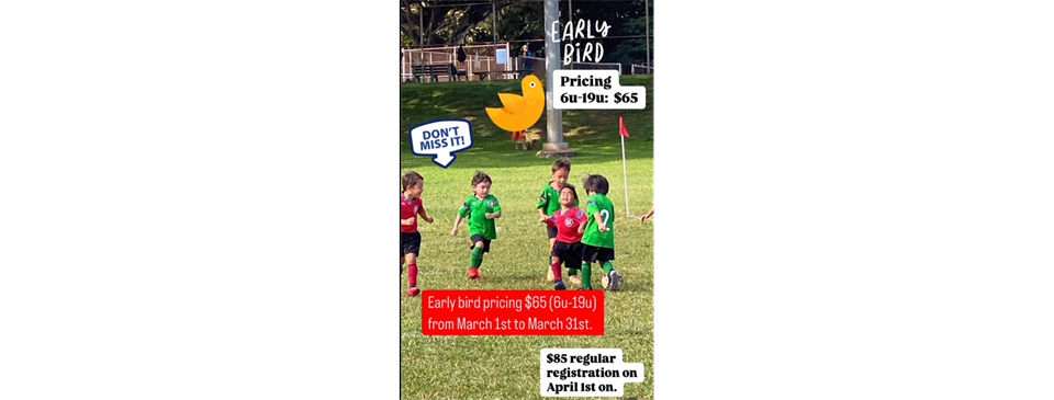 Early Bird Pricing until March 31st!