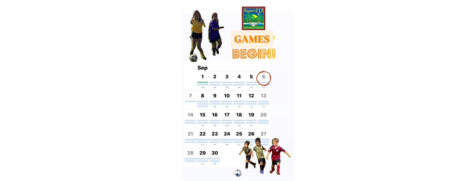 Fall Games begin Sept. 6